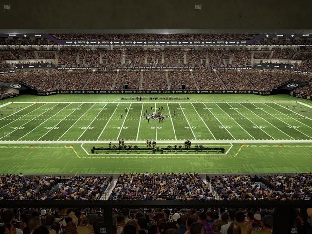 Caesars Superdome - Section Suite 368 Seat View