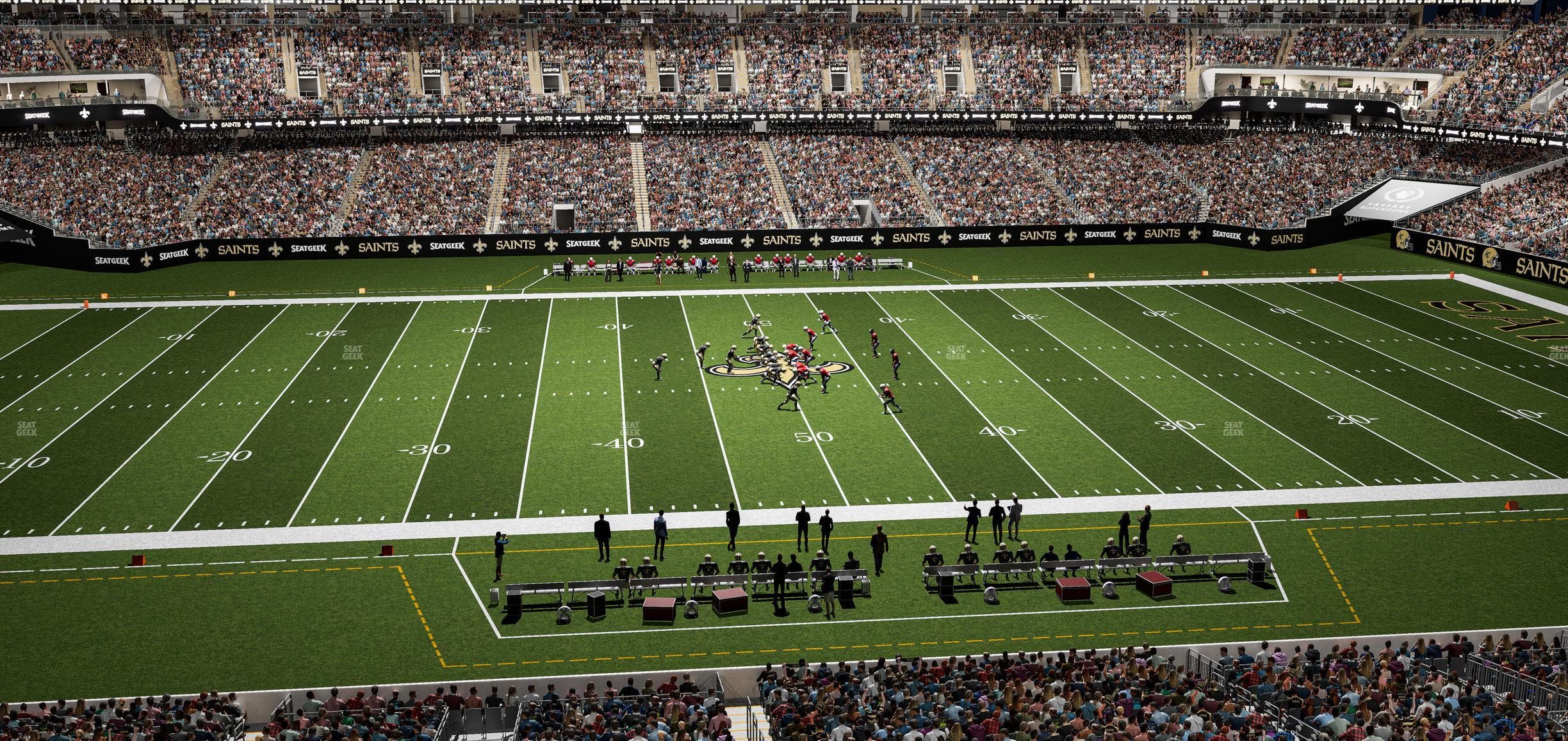 Caesars Superdome - Section Suite 369 Seat View