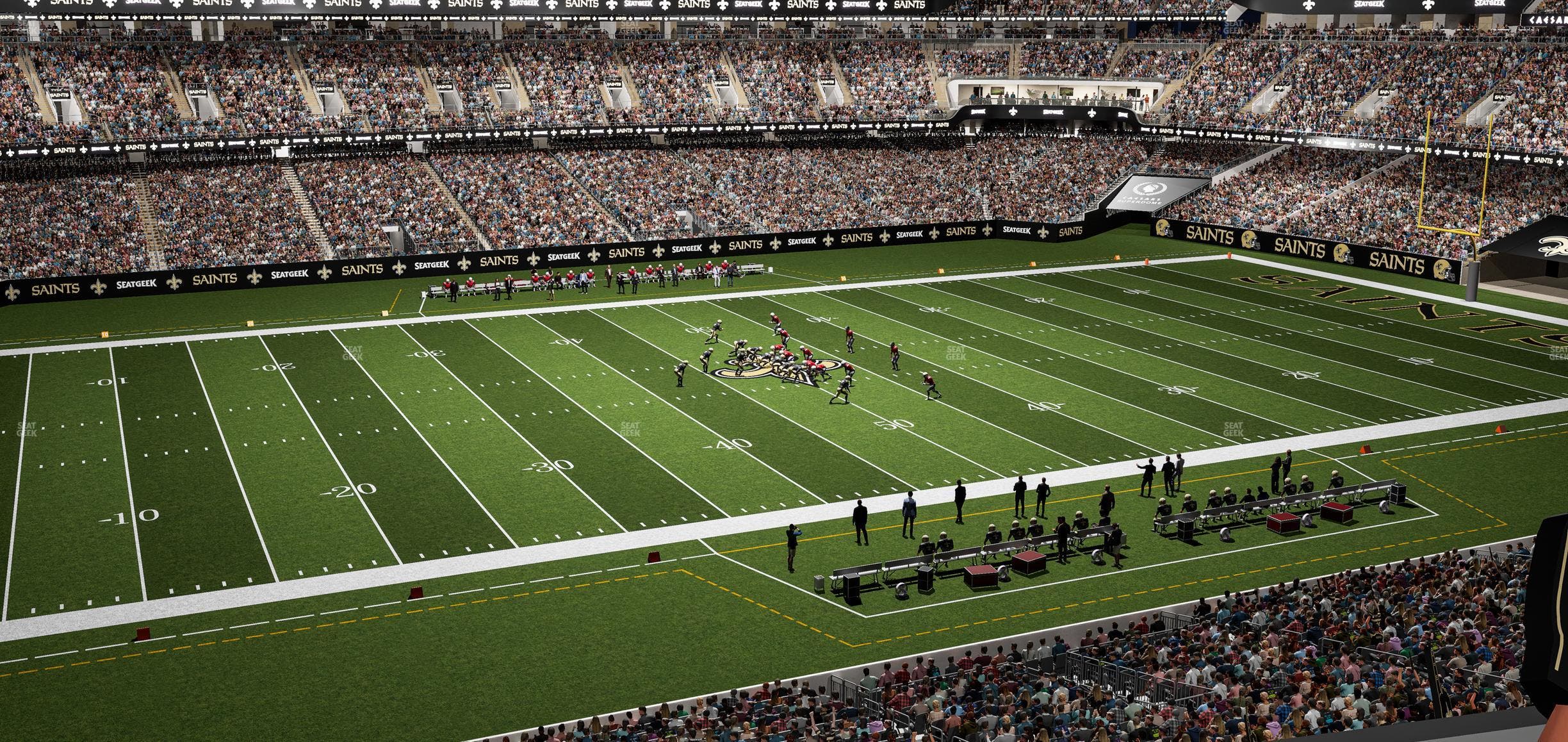 Caesars Superdome - Section Suite 372 Seat View