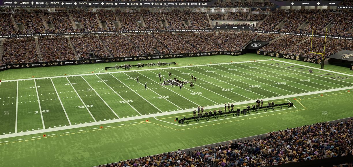 Caesars Superdome - Section Suite 372 Seat View