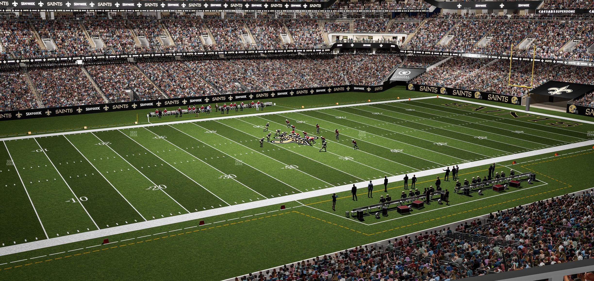 Caesars Superdome - Section Suite 373 Seat View