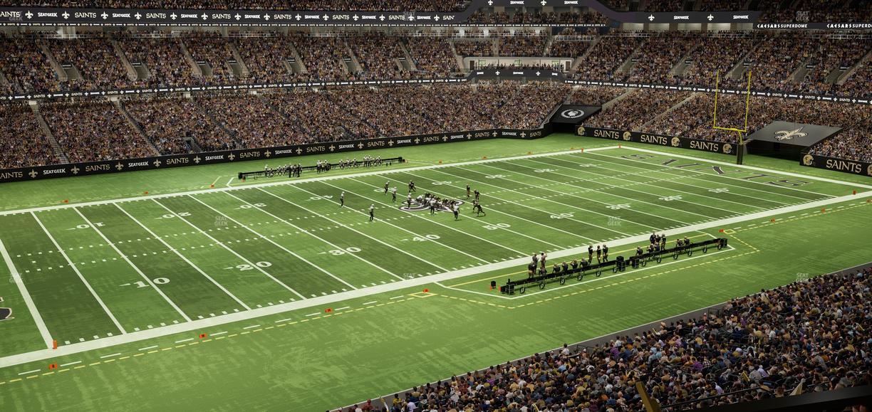 Caesars Superdome - Section Suite 374 Seat View