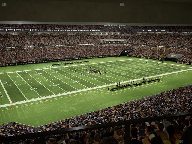 Caesars Superdome - Section Suite 374 Seat View
