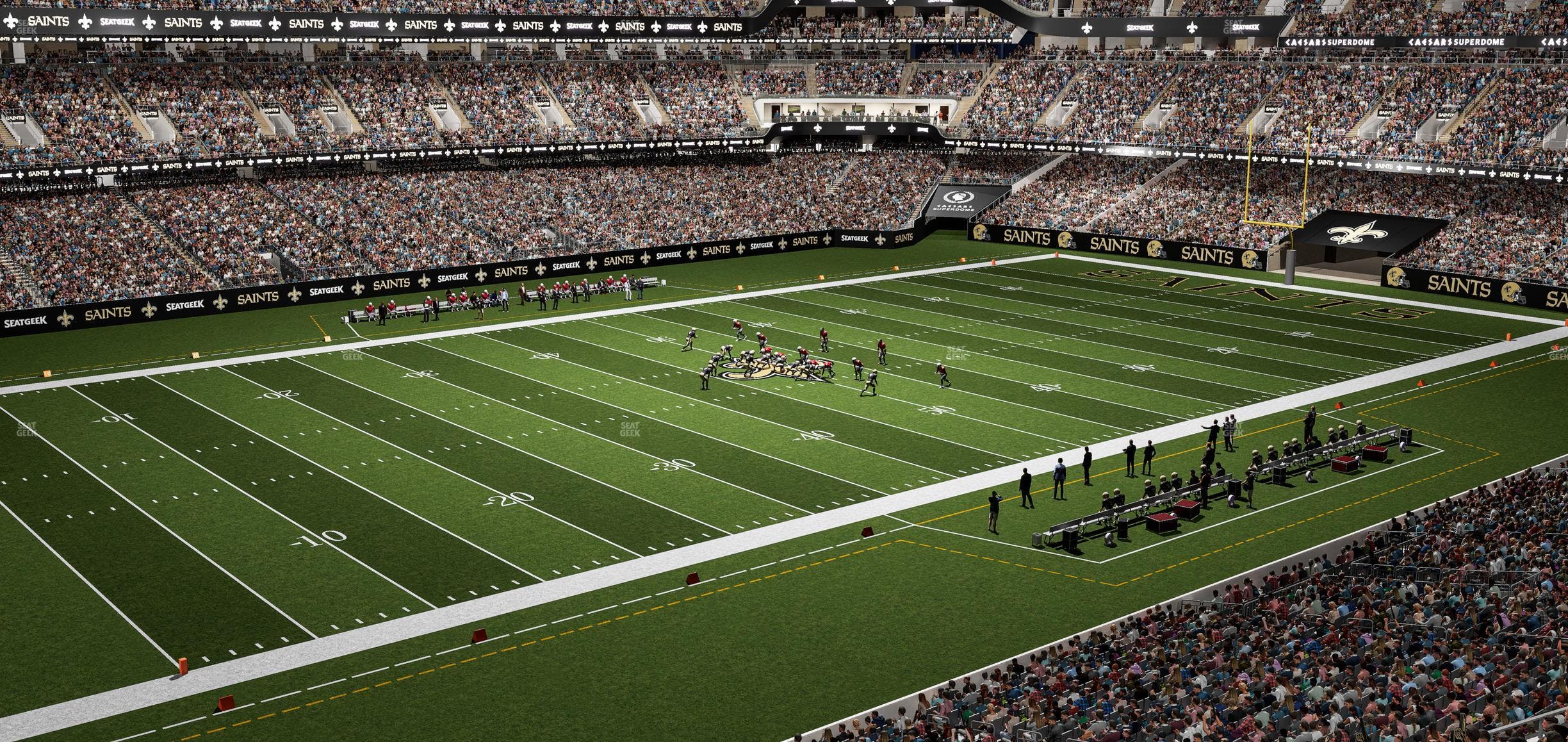 Caesars Superdome - Section Suite 376 Seat View