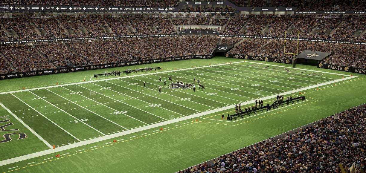 Caesars Superdome - Section Suite 376 Seat View
