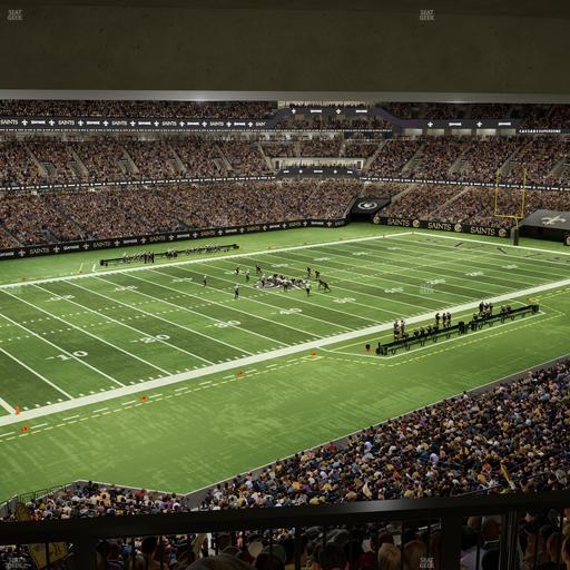 Caesars Superdome - Section Suite 376 Seat View
