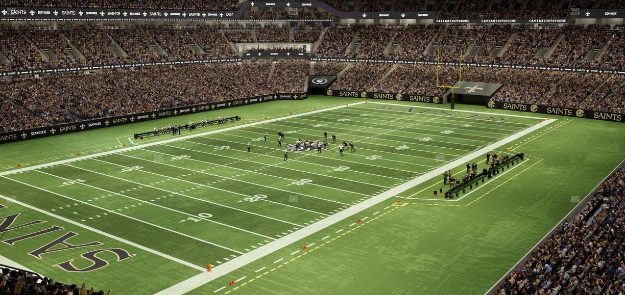 Caesars Superdome - Section Suite 380 Seat View