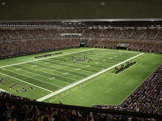 Caesars Superdome - Section Suite 380 Seat View