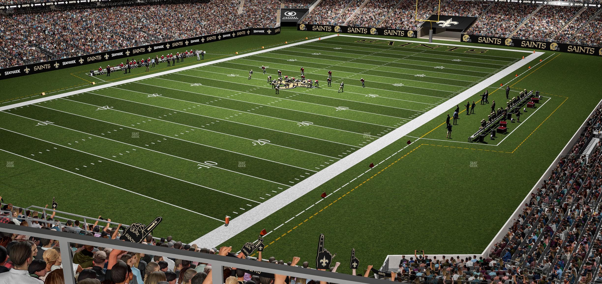 Caesars Superdome - Section Suite 381 Seat View