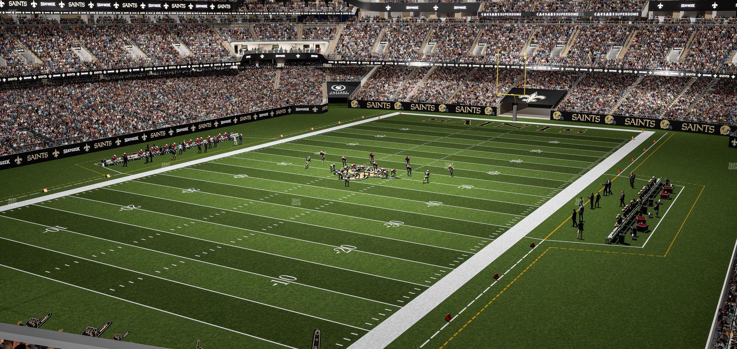 Caesars Superdome - Section Suite 382 Seat View