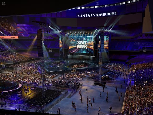 Caesars Superdome - Section Suite 382 Seat View