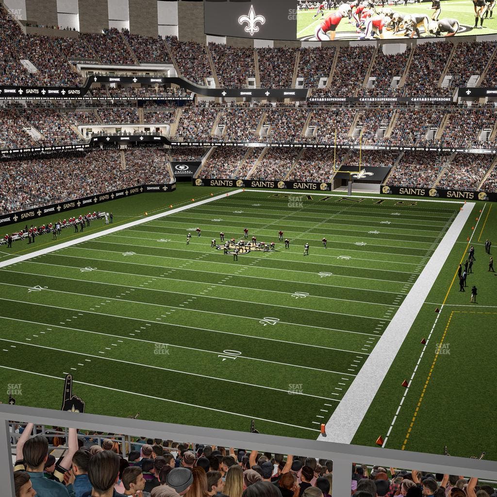 Caesars Superdome - Section Suite 384 Seat View