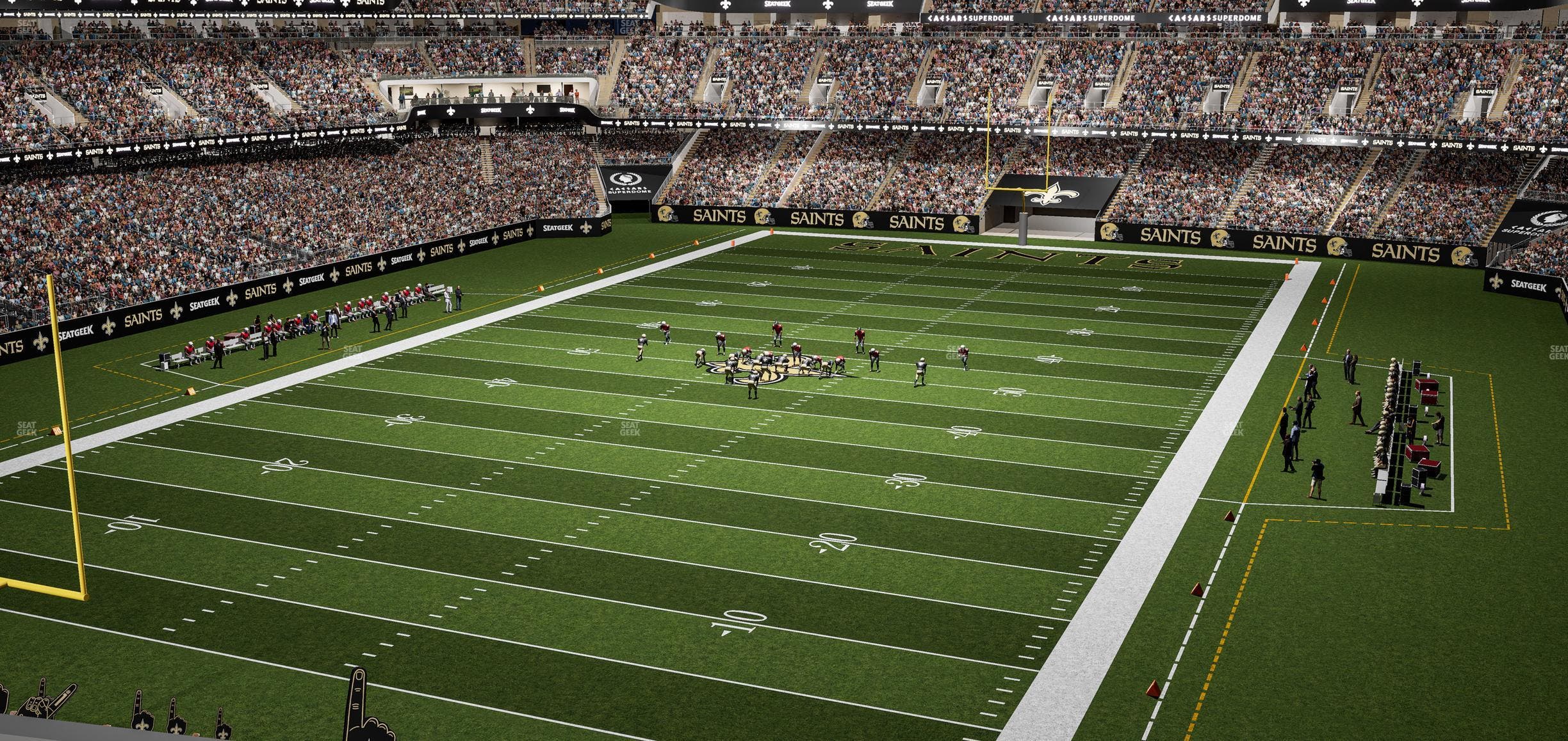 Caesars Superdome - Section Suite 384 Seat View
