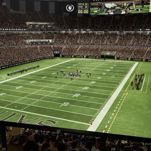 Caesars Superdome - Section Suite 384 Seat View