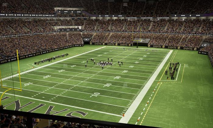 Caesars Superdome - Section Suite 384 Seat View