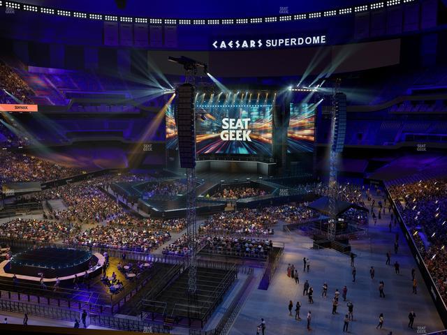 Caesars Superdome - Section Suite 384 Seat View