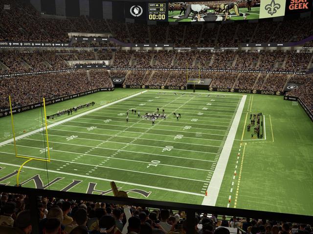 Caesars Superdome - Section Suite 385 Seat View