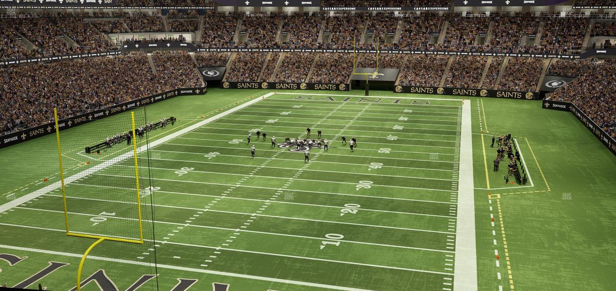 Caesars Superdome - Section Suite 386 Seat View
