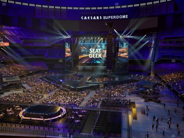Caesars Superdome - Section Suite 386 Seat View