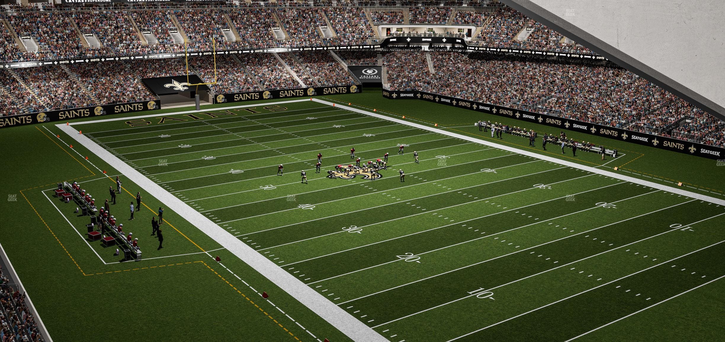 Caesars Superdome - Section Suite 401 Seat View