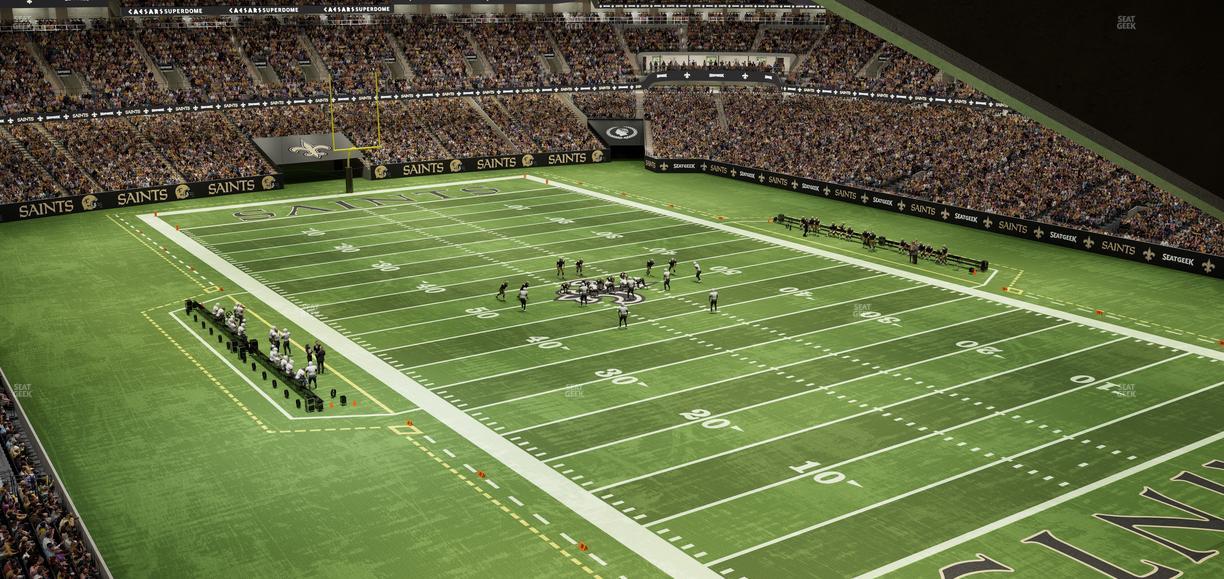 Caesars Superdome - Section Suite 401 Seat View