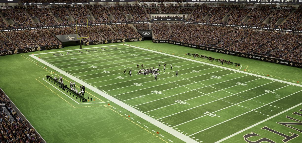 Caesars Superdome - Section Suite 402 Seat View