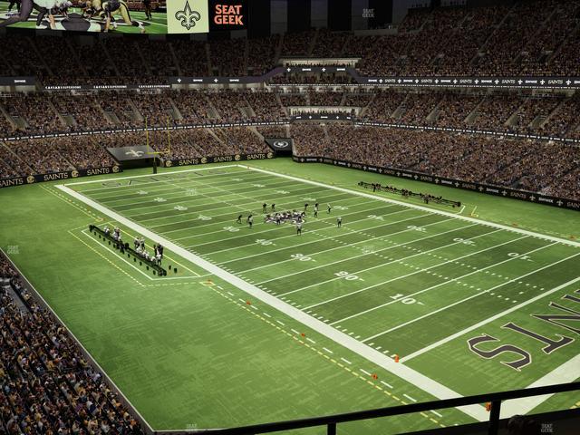 Caesars Superdome - Section Suite 402 Seat View