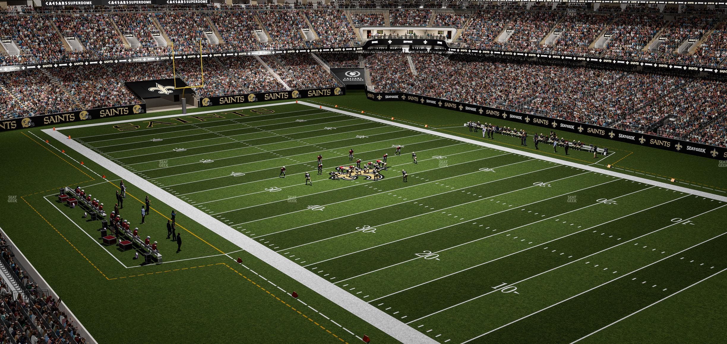 Caesars Superdome - Section Suite 402 Seat View