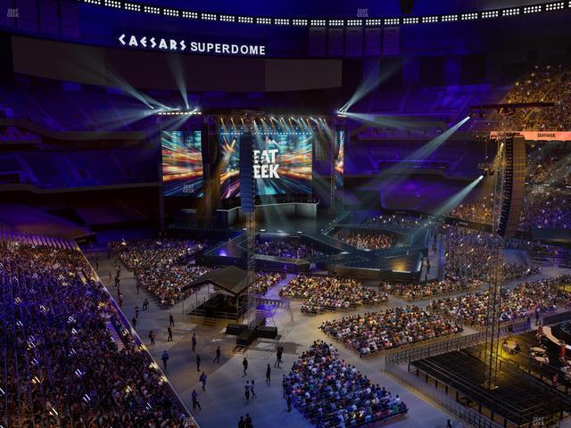 Caesars Superdome - Section Suite 402 Seat View