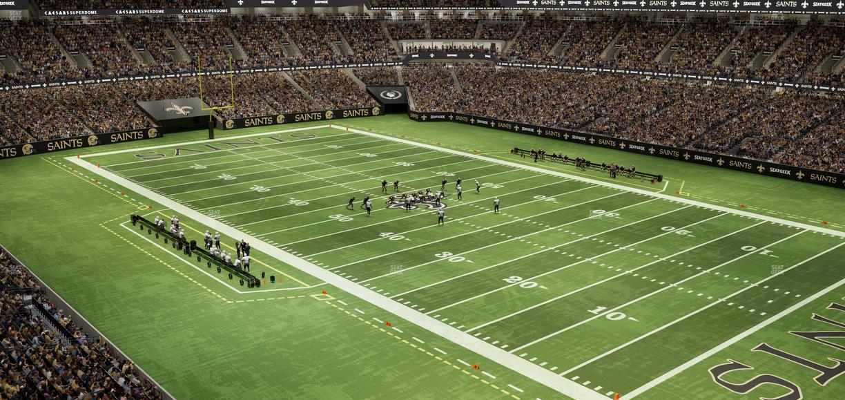 Caesars Superdome - Section Suite 403 Seat View