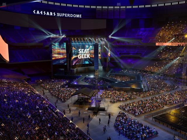 Caesars Superdome - Section Suite 404 Seat View