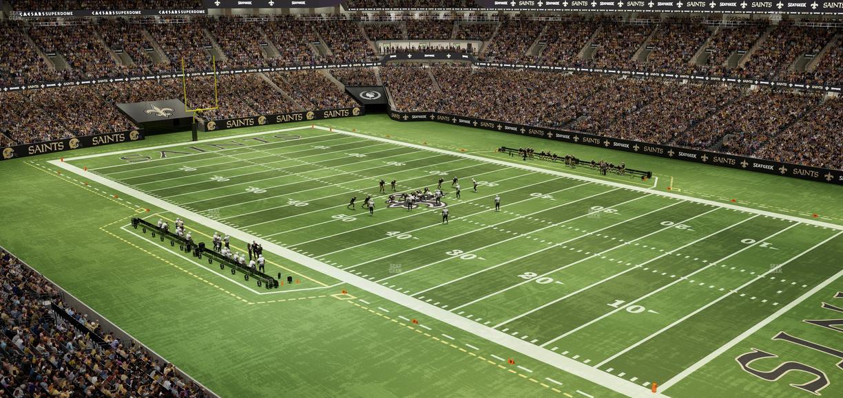 Caesars Superdome - Section Suite 404 Seat View