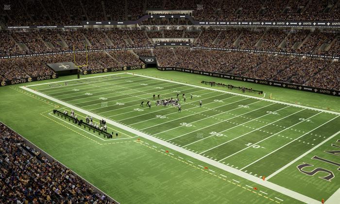 Caesars Superdome - Section Suite 404 Seat View