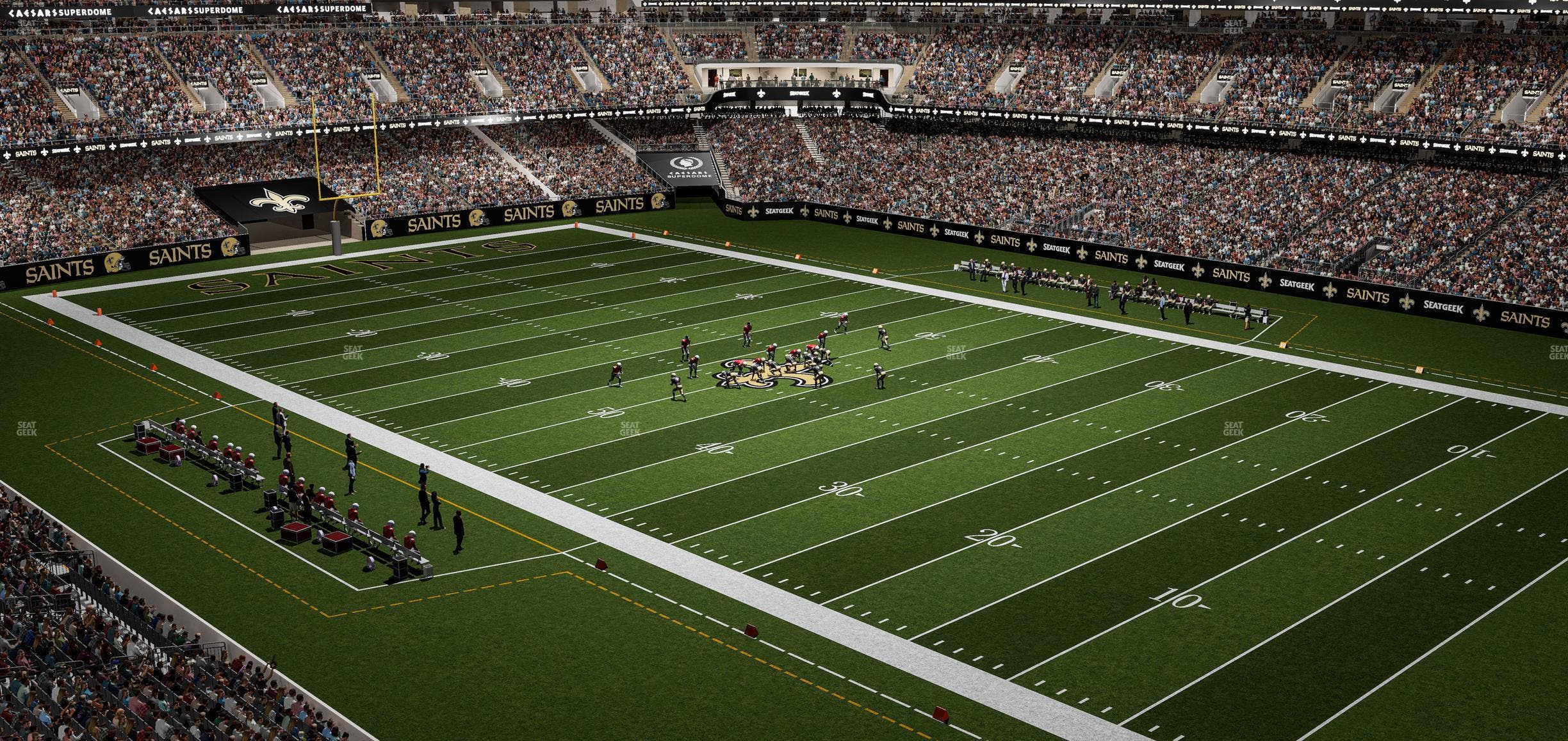 Caesars Superdome - Section Suite 404 Seat View