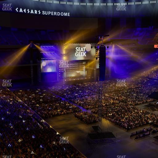 Caesars Superdome - Section Suite 404 Seat View