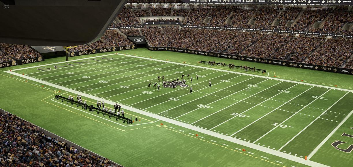 Caesars Superdome - Section Suite 406 Seat View