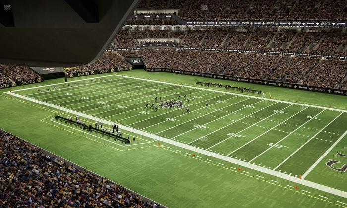 Caesars Superdome - Section Suite 406 Seat View