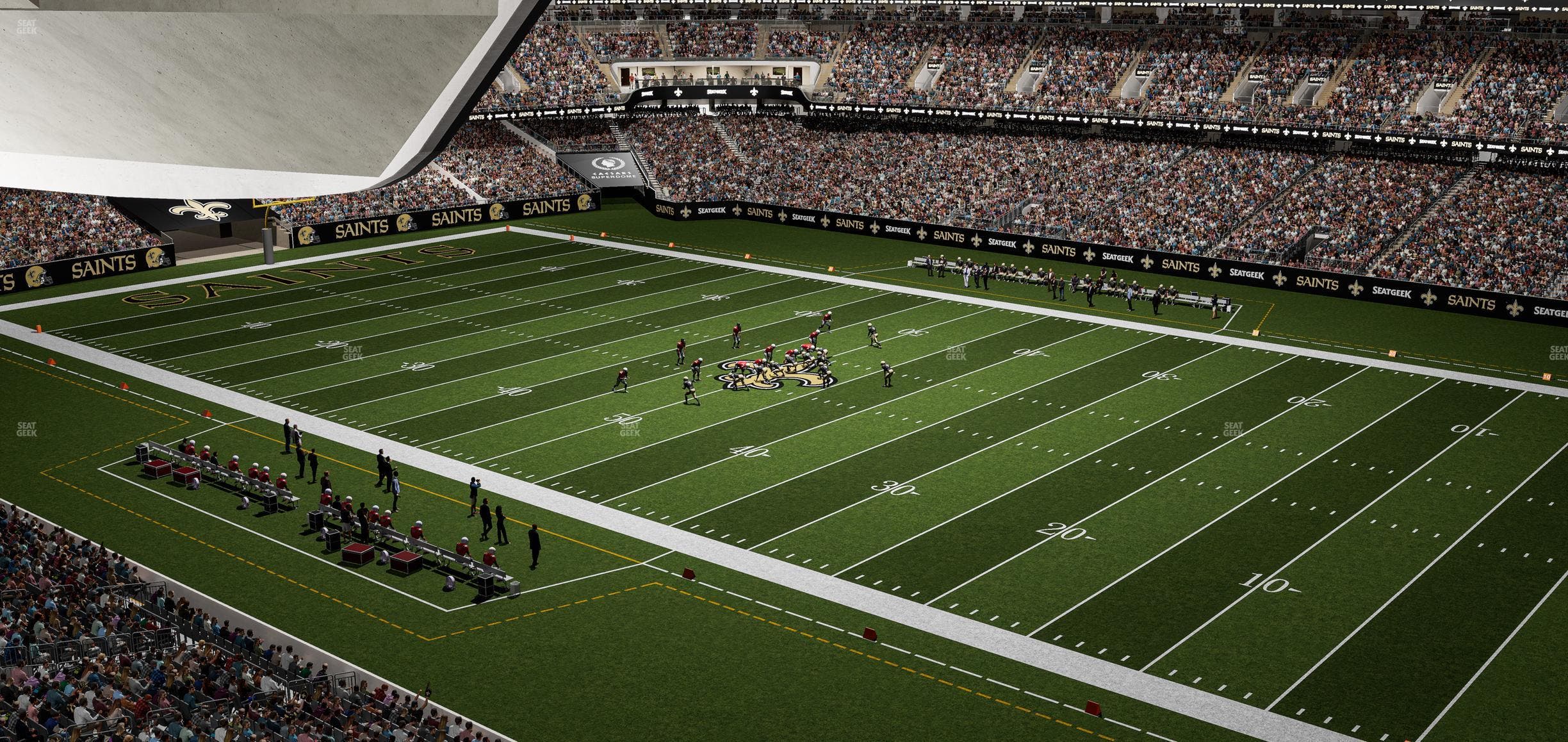 Caesars Superdome - Section Suite 406 Seat View
