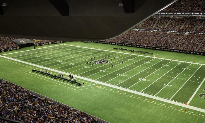 Caesars Superdome - Section Suite 407 Seat View