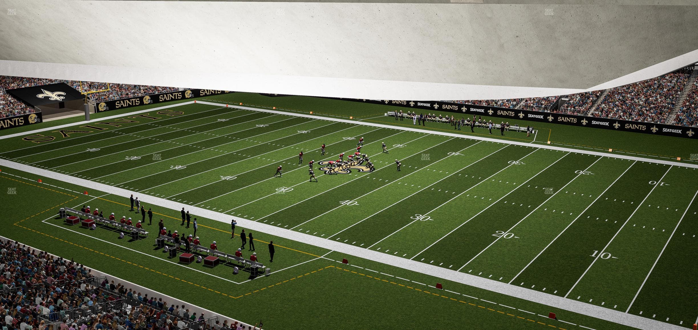 Caesars Superdome - Section Suite 408 Seat View