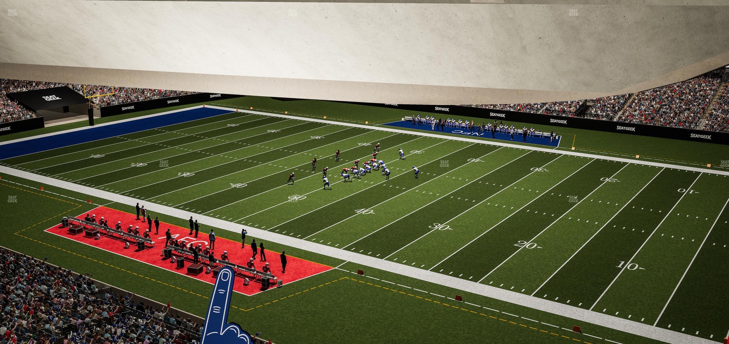 Caesars Superdome - Section Suite 408 Seat View