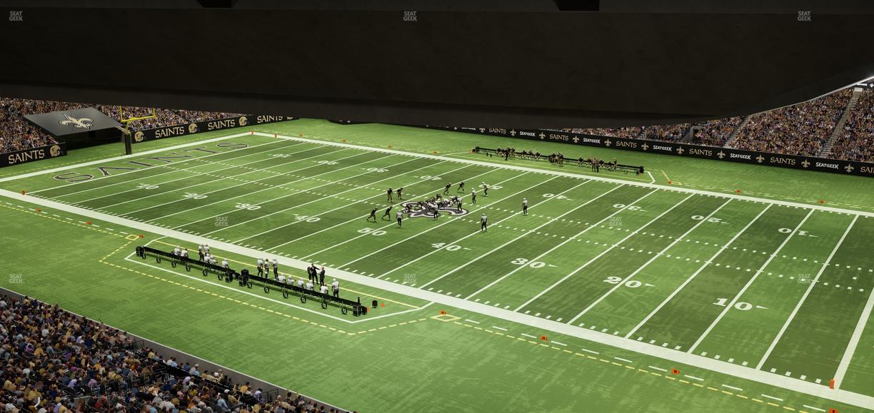 Caesars Superdome - Section Suite 408 Seat View