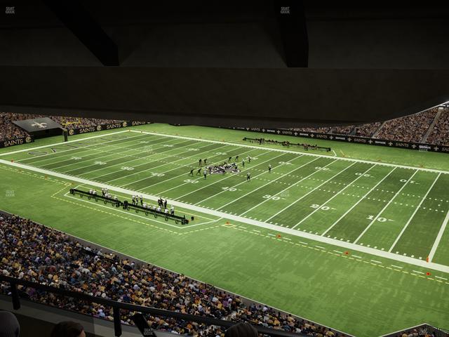 Caesars Superdome - Section Suite 408 Seat View