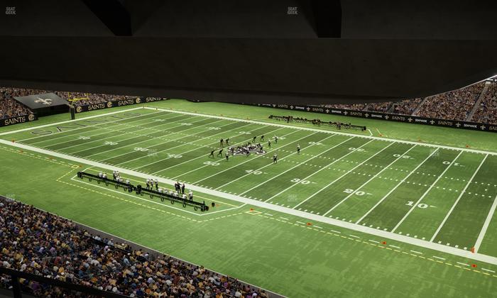 Caesars Superdome - Section Suite 408 Seat View