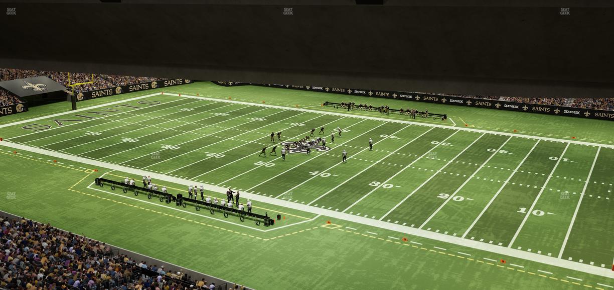 Caesars Superdome - Section Suite 409 Seat View