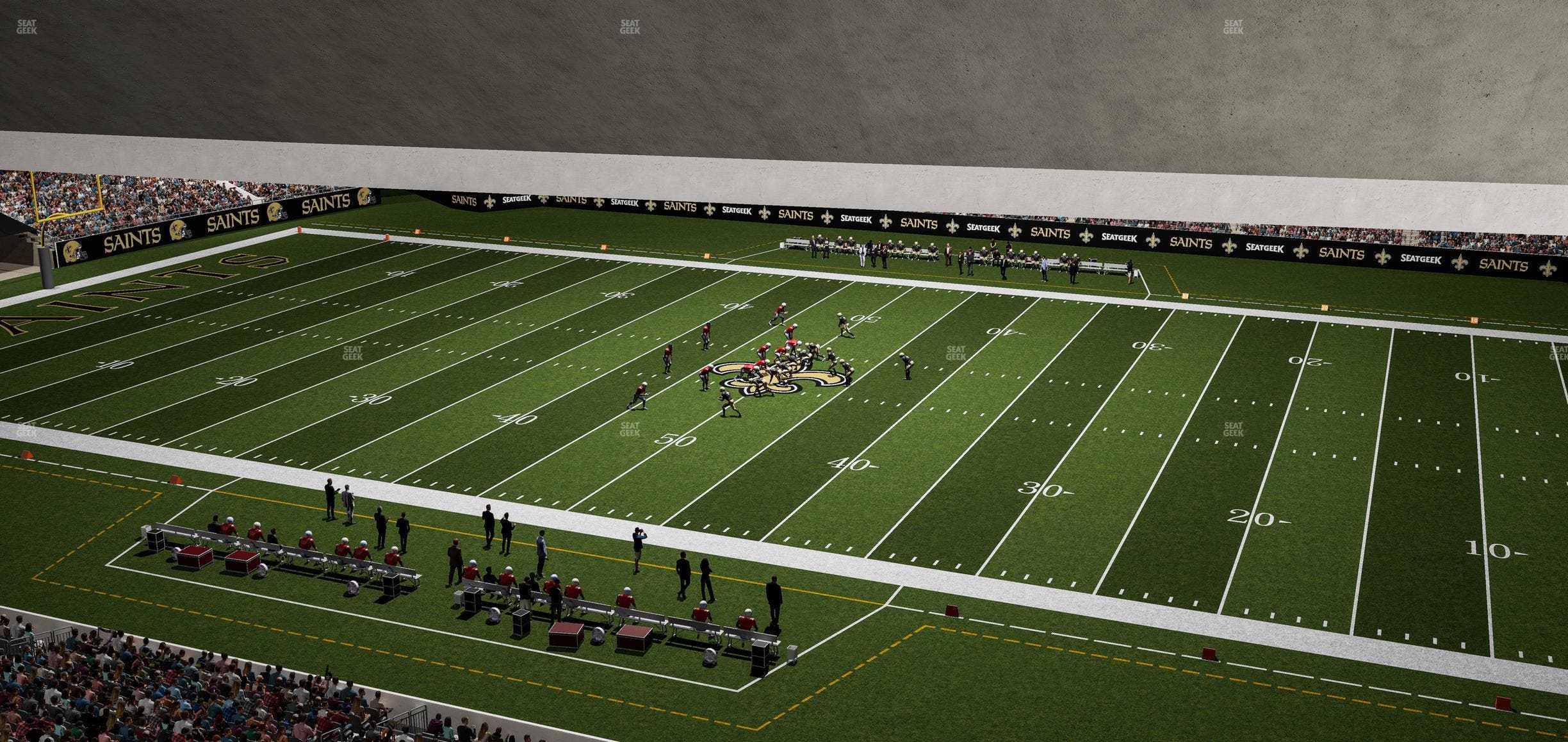 Caesars Superdome - Section Suite 411 Seat View