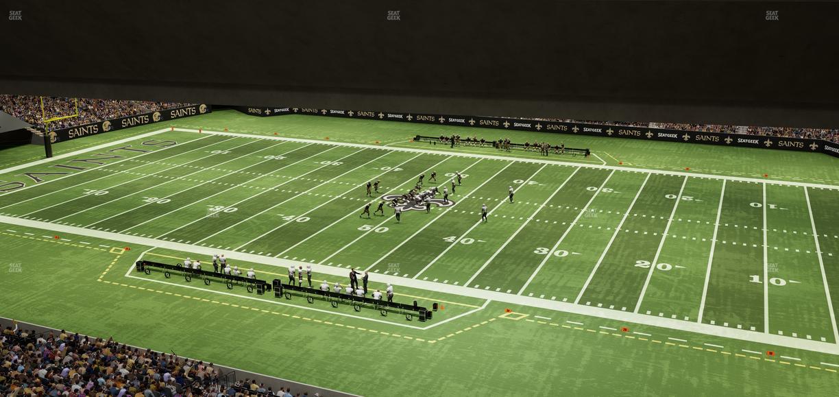 Caesars Superdome - Section Suite 411 Seat View