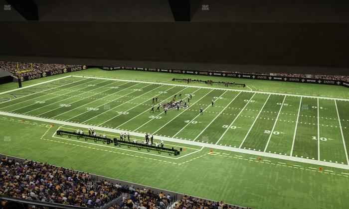 Caesars Superdome - Section Suite 411 Seat View