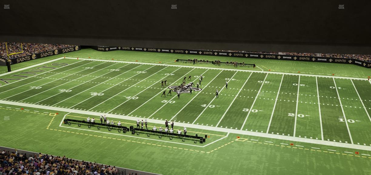Caesars Superdome - Section Suite 412 Seat View