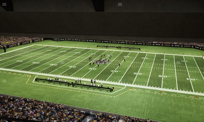 Caesars Superdome - Section Suite 412 Seat View